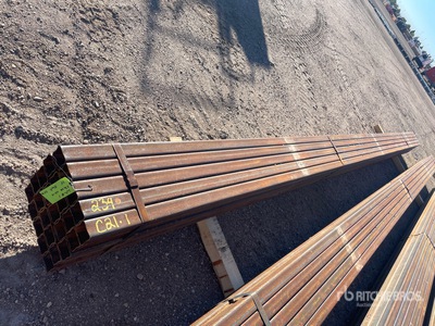 Quantity of (25) 2 1/4 SQ 25 ft Steel