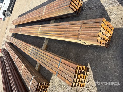 Quantity of (25) 2 1/4 SQ 28 ft Steel