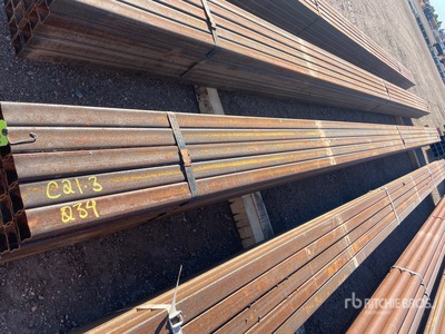 Quantity of (25) 2 1/4 SQ 28 ft Steel