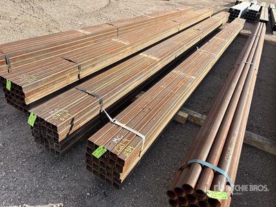 Quantity of (25) 2 1/4 SQ 25 ft Steel