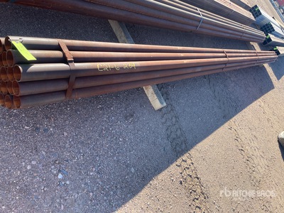 Quantity of (19) 2 7/8 OD 25 ft Steel