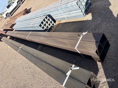 Quantity of (4) 6x6 SQ 24 ft Steel