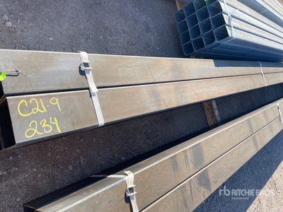 Quantity of (4) 6x6 SQ 24 ft Steel