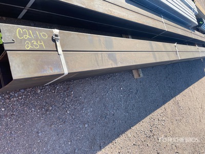 Quantity of (4) 6x6 SQ 24 ft Steel