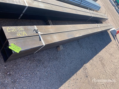 Quantity of (4) 6x6 SQ 20 ft Steel