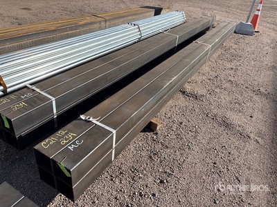 Quantity of (4) 6x6 SQ 20 ft Steel