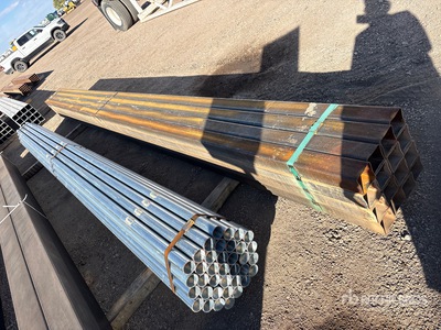 Quantity of (16) 3 5/8 SQ 21 ft Steel