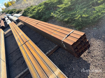 Quantity of (16) 3 5/8 SQ 21 ft Steel