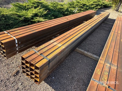 Quantity of (16) 3 5/8 SQ 24 ft Steel