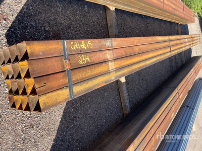 Quantity of (16) 3 5/8 SQ 24 ft Steel Divers - Métaux