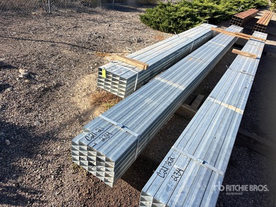 Quantity of (25) 2x3 SQ 24 ft Steel
