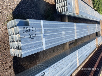 Quantity of (25) 2x3 SQ 24 ft Steel