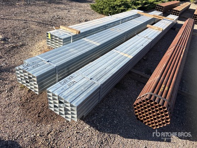 Quantity of (25) 2x3 SQ 24 ft Steel