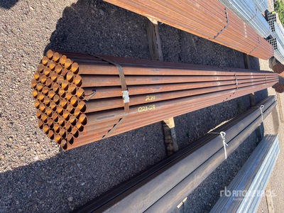 Quantity of (61) 1 5/8 OD 21 ft Steel