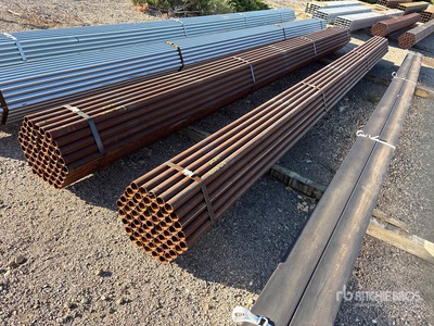 Quantity of (61) 1 5/8 OD 21 ft Steel