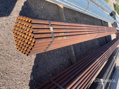 Quantity of (61) 1 5/8 OD 21 ft Steel