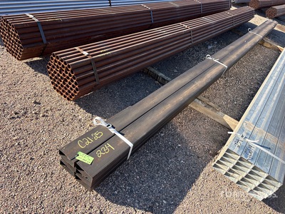 Quantity of (6) 2x6 SQ 25 ft 3 in Steel