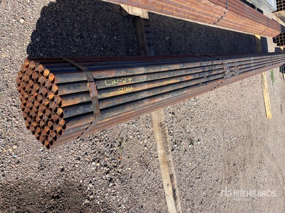 Quantity of (61) 1 7/8 OD 21 ft Steel