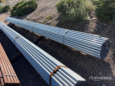 Quantity of (61) 1 5/8 OD 24 ft Steel