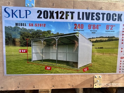 2026 SKLP SK-S2012 20 x12 ft Livestock Szopa (Unused)
