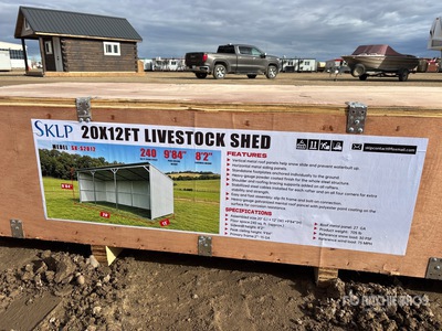 2026 SKLP SK-S2012 20 ft x12 ft Livestock 倉庫 (Unused)