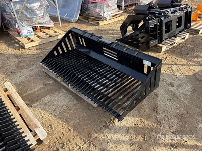 2026 GIYI GY-RB66N 66 in Q/C Rock Bucket Without Teeth Skid Steer Bucket (Unused)