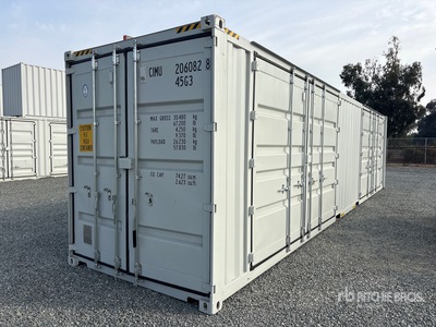 2026 40 ft High Cube Multi-Door Storage Container