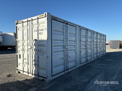 2026 40 ft High Cube Multi-Door Contenedor de almacenamiento