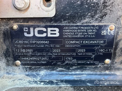 2023 JCB 16C-1 Minibagger