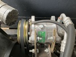 Engine with A/C Compressor