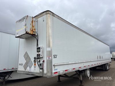 2015 Vanguard 53 ft x 102 in T/A Van Trailer