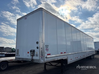 2015 Wabash 53 ft x 102 in T/A Gesloten aanhangwagen