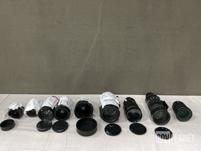 (9) Assorted Camera Lenses