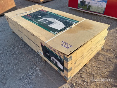 KJ K2223 23 ft x 22 ft Double Garage Metal Shed (Unused)