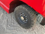Chassis Lift with Left Rear Tire