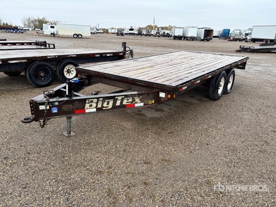 2006 Big Tex 16 ft T/A Flatbed Trailer