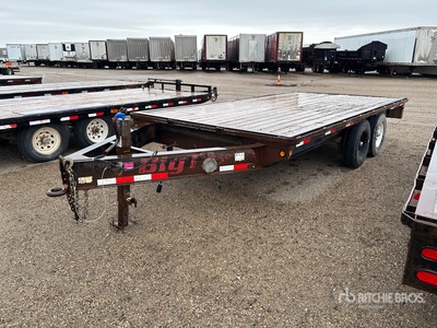2007 Big Tex 16 ft T/A Flatbed Trailer