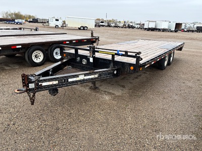 2008 PJ Trailers 20 ft T/A Flatbed Trailer