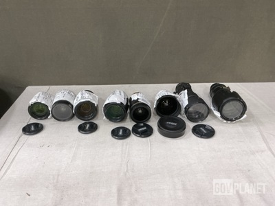 (8) Assorted Camera Lenses