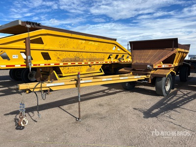 Fruehauf DESB2M11A 20 ft T/A Pup strooi aanhangwagen