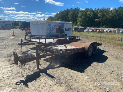 2012 Butler 17 ft T/A Equipment Trailer