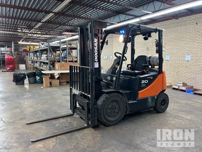 Doosan G20P-5 3700 lb Pneumatic Tire Forklift
