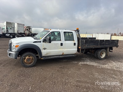 2016 Ford F-550 XL 4x4 Crew Cab Flatbed Truck