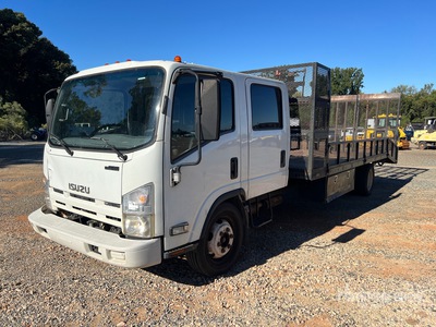 2015 Izusu NPR HD 4x2 Crew Cab Landschaftsbau-Nutzfahrzeug
