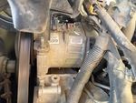 Engine with A/C Compressor
