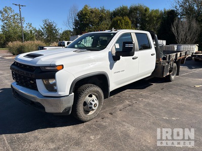 2021 Chevrolet Silverado 3500HD 4x4 Crew Cab Platte vrachtwagen