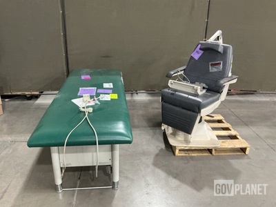 (1) Examination Table & (1) Examination Chair