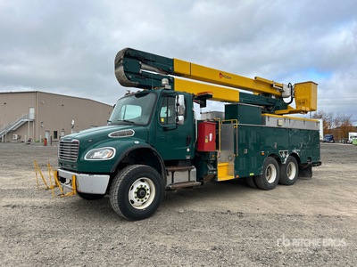 Posi-Plus 500-55-AUT/E68 on 2006 Freightliner M2 106 6x4 Cable Placer Lkw-Arbeitsbühne