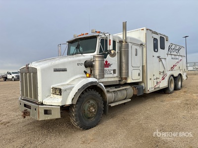 2002 Kenworth T800 6x4 Sleeper Wireline Logging Truck (Inoperable)