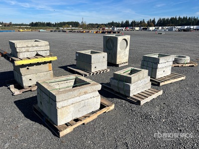 Quantity of (8) Pallets of Concrete Vaults